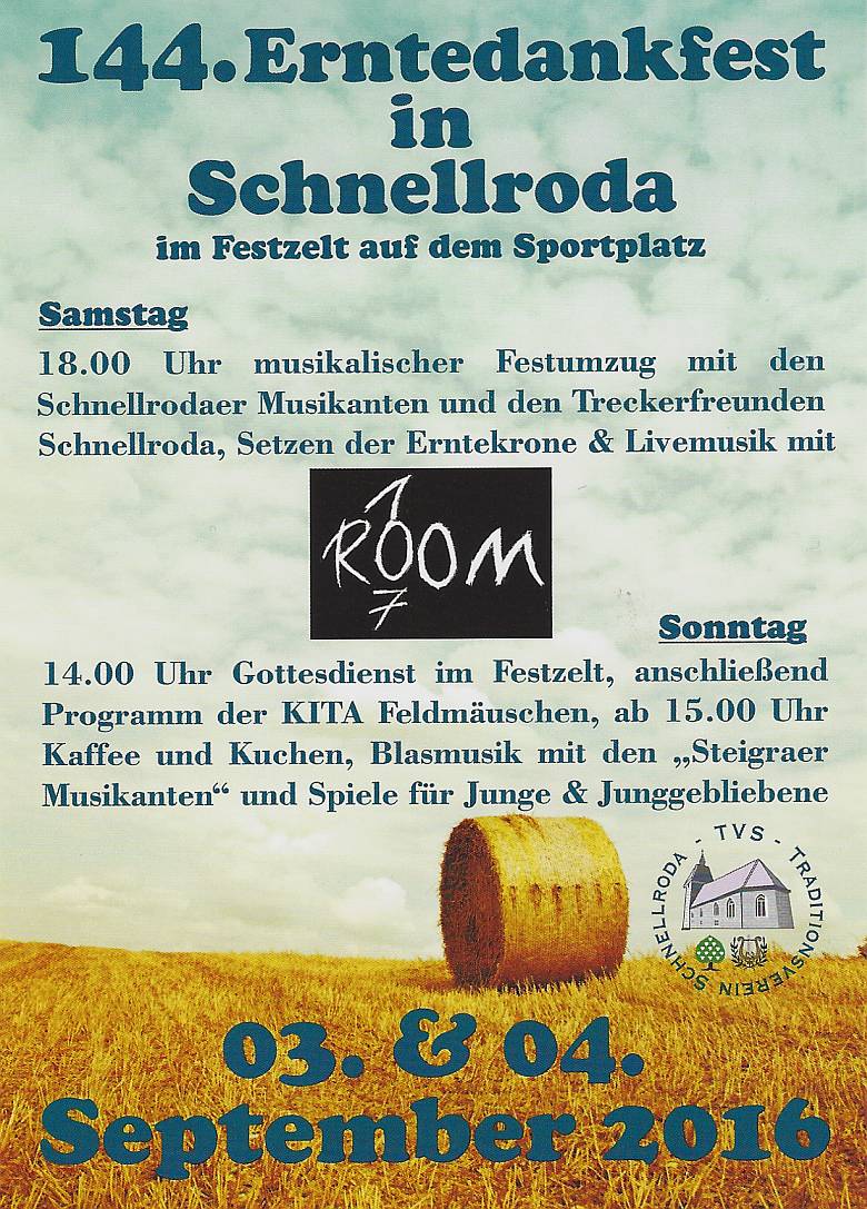Erntedankfest in Schnellroda am 01. und 02. September 2012 - und zurck