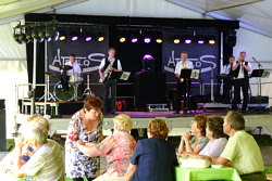 Die Steigraer Musikanten zur Obhuser Bleiche am 30.06.2012