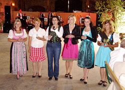 Weinfest im Weingut Hubertus Triebe in Wrchwitz zum 160. Kleefest mit den Steigraer Musikanten am 19.06.2011