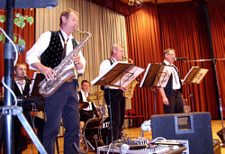 Die Steigraer Musikanten in Brgerhaus in Wetzendorf am 08.05.2011