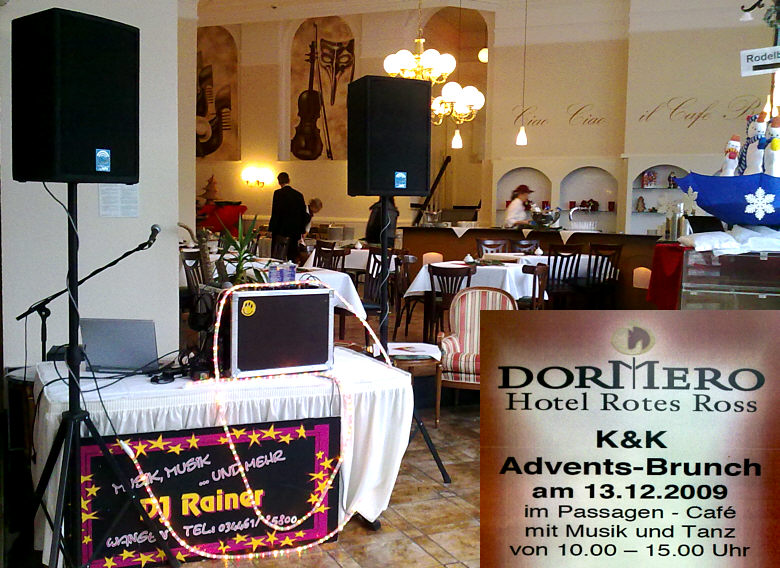 Brunch im DORMERO Hotel Rotes Ross in K&K Halle - Musik by DJ Rainer