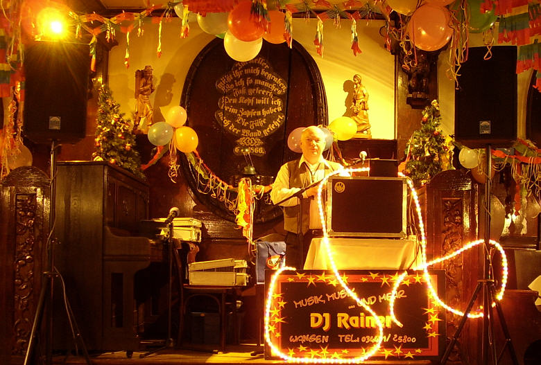 Silvester im K�nstlerkeller Freyburg - Musik by DJ Rainer
