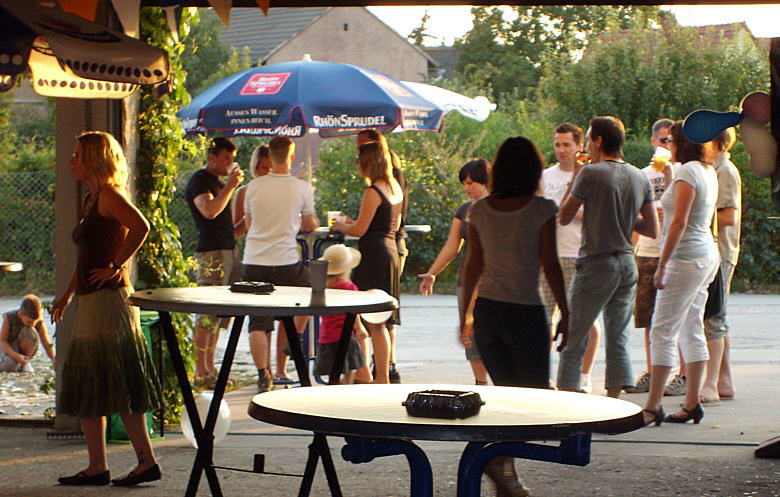 Schnappschuss vom Polterabend in Steigra